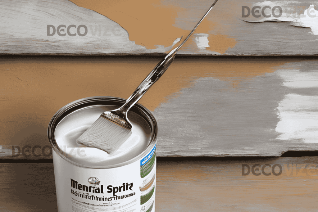 mineral spirits to remove paint